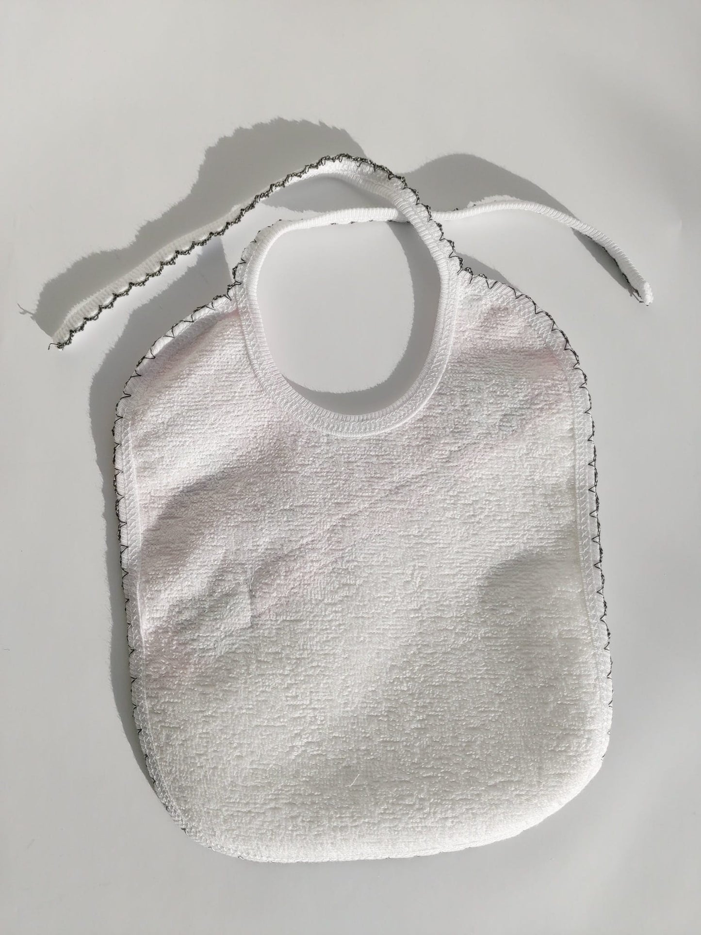 Bavoir long - Hiboux rose