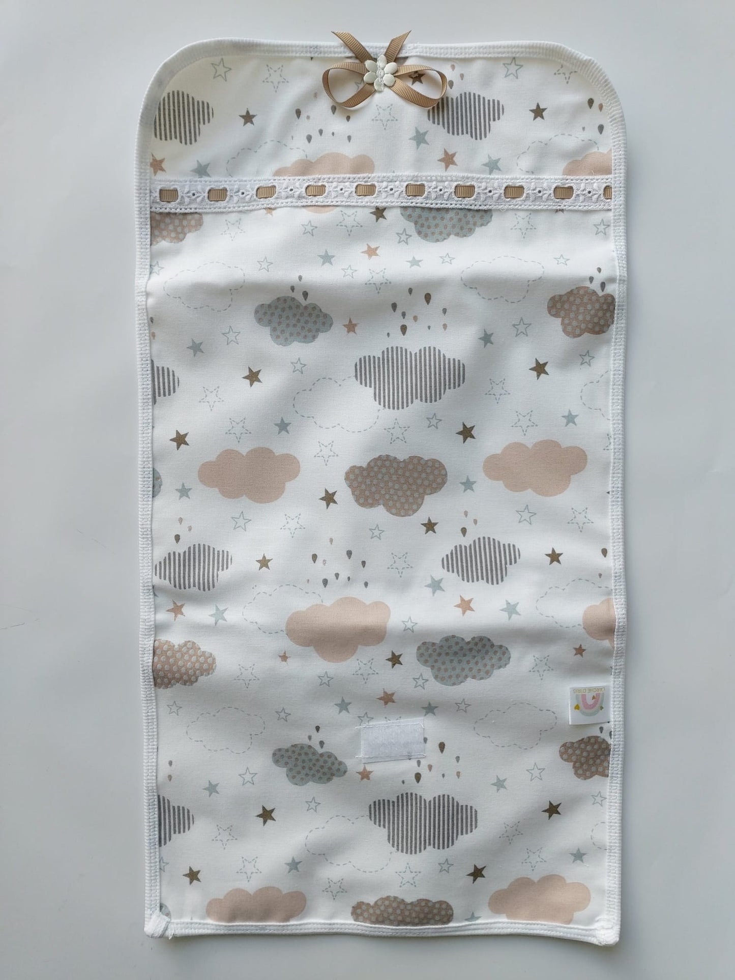 Pochette 3 en 1 - Nuages marron