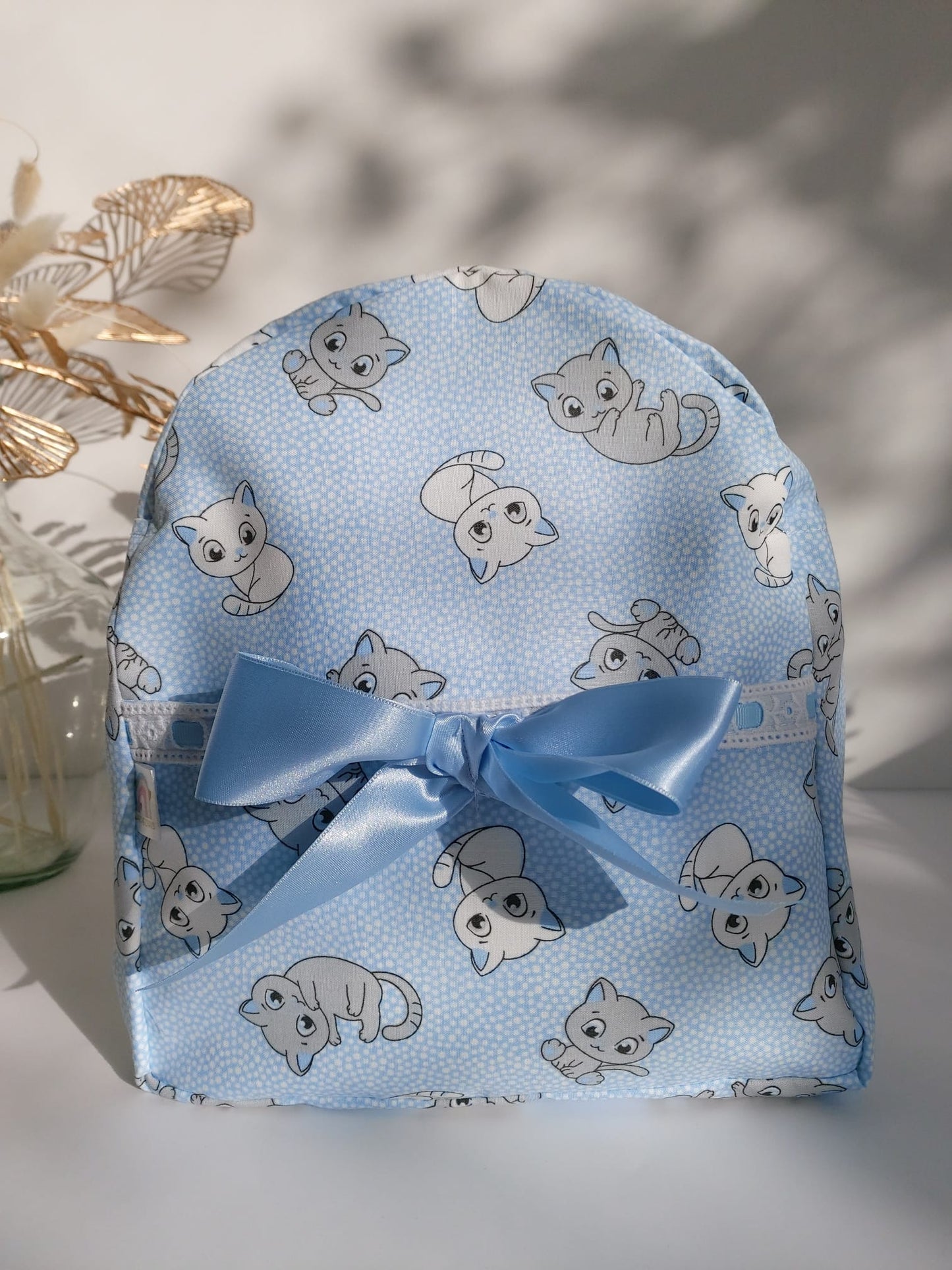 Sac à dos - Chats bleu