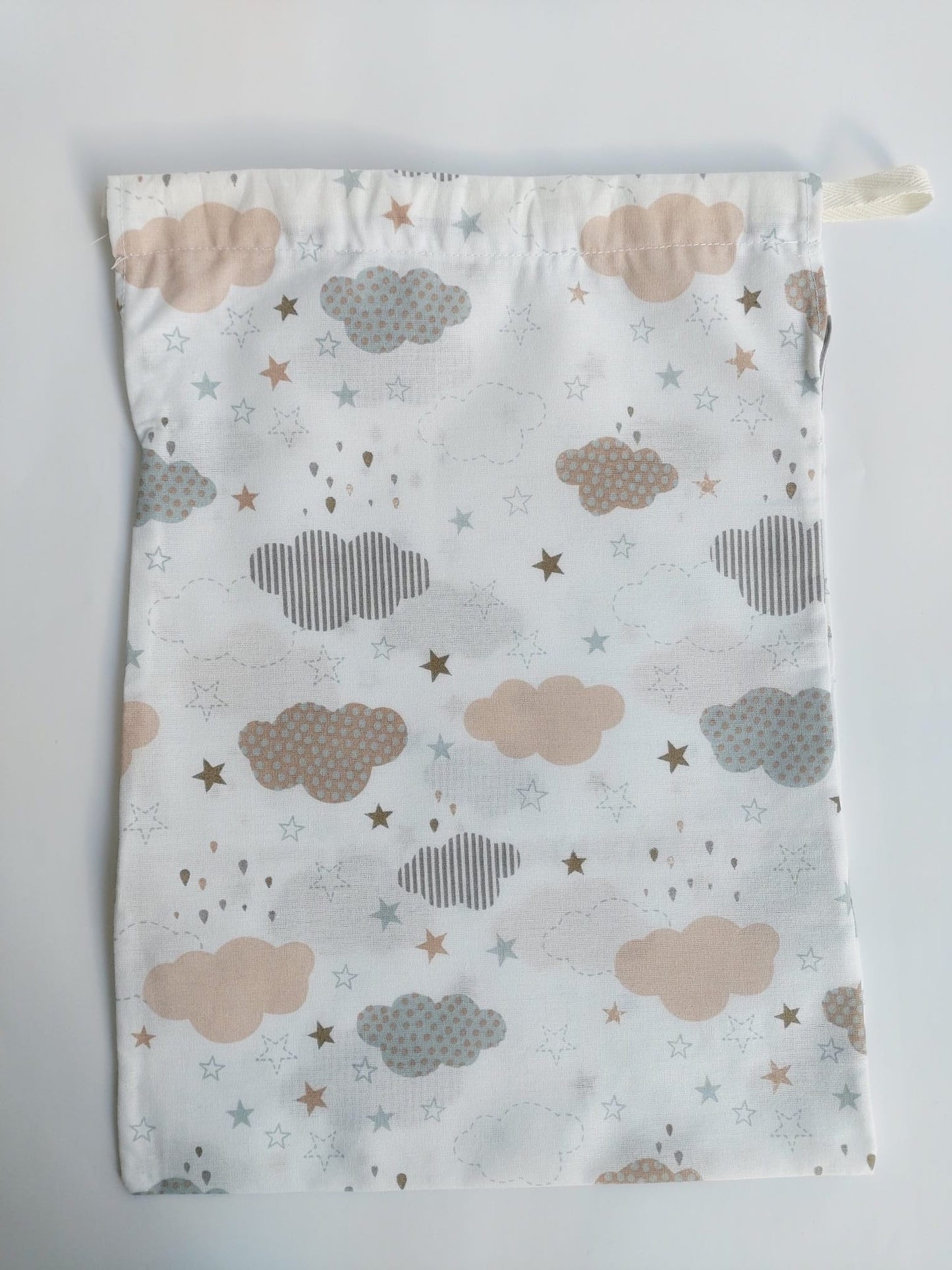 Sac en toile - Nuages marron