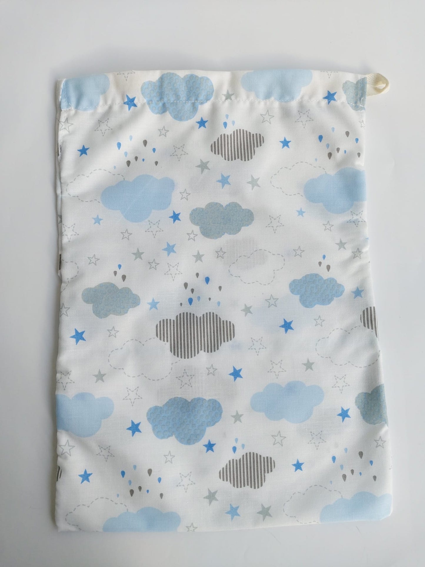 Sac en toile - Nuages bleu