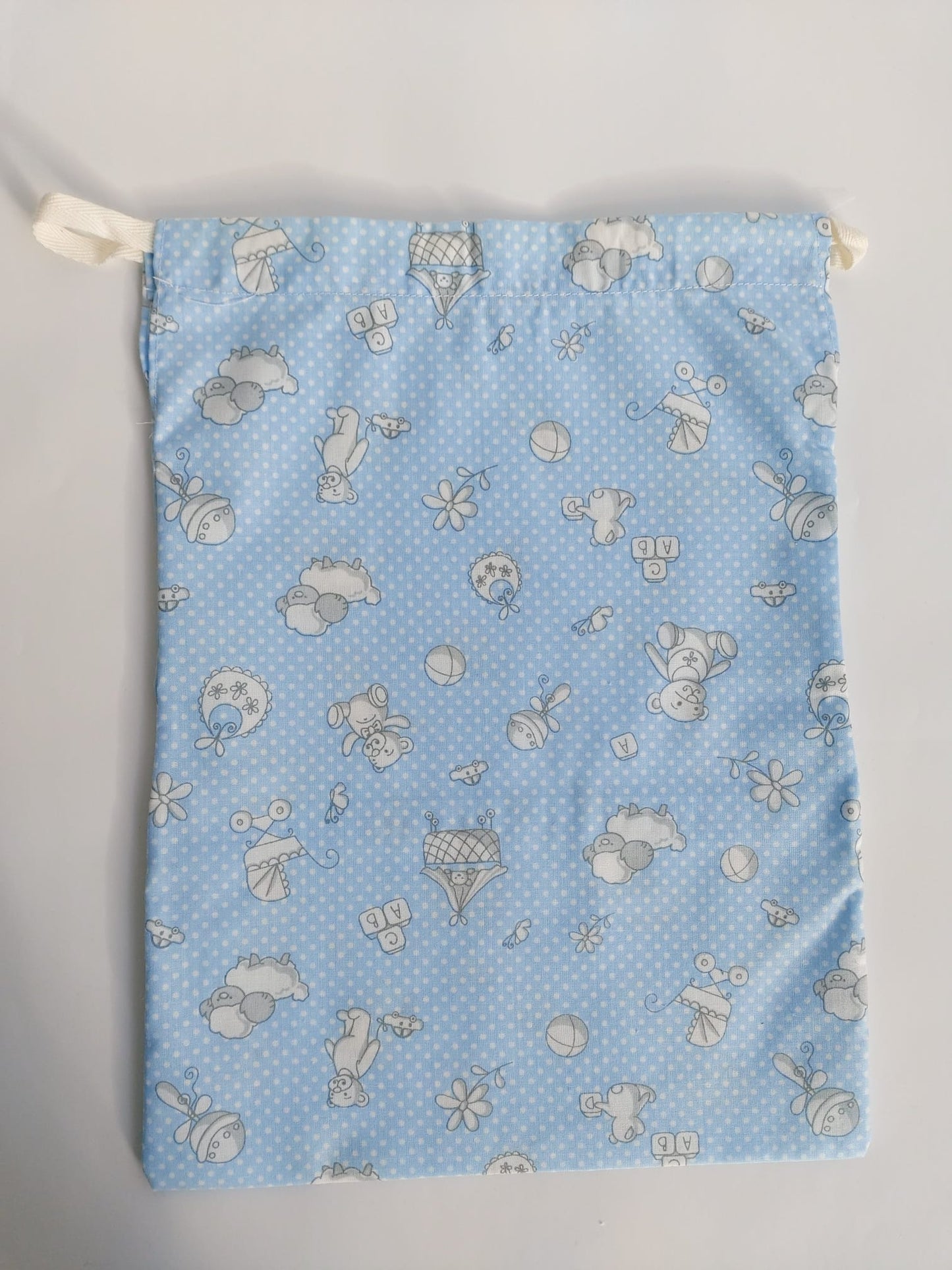Sac en toile - Jouets bébé bleu