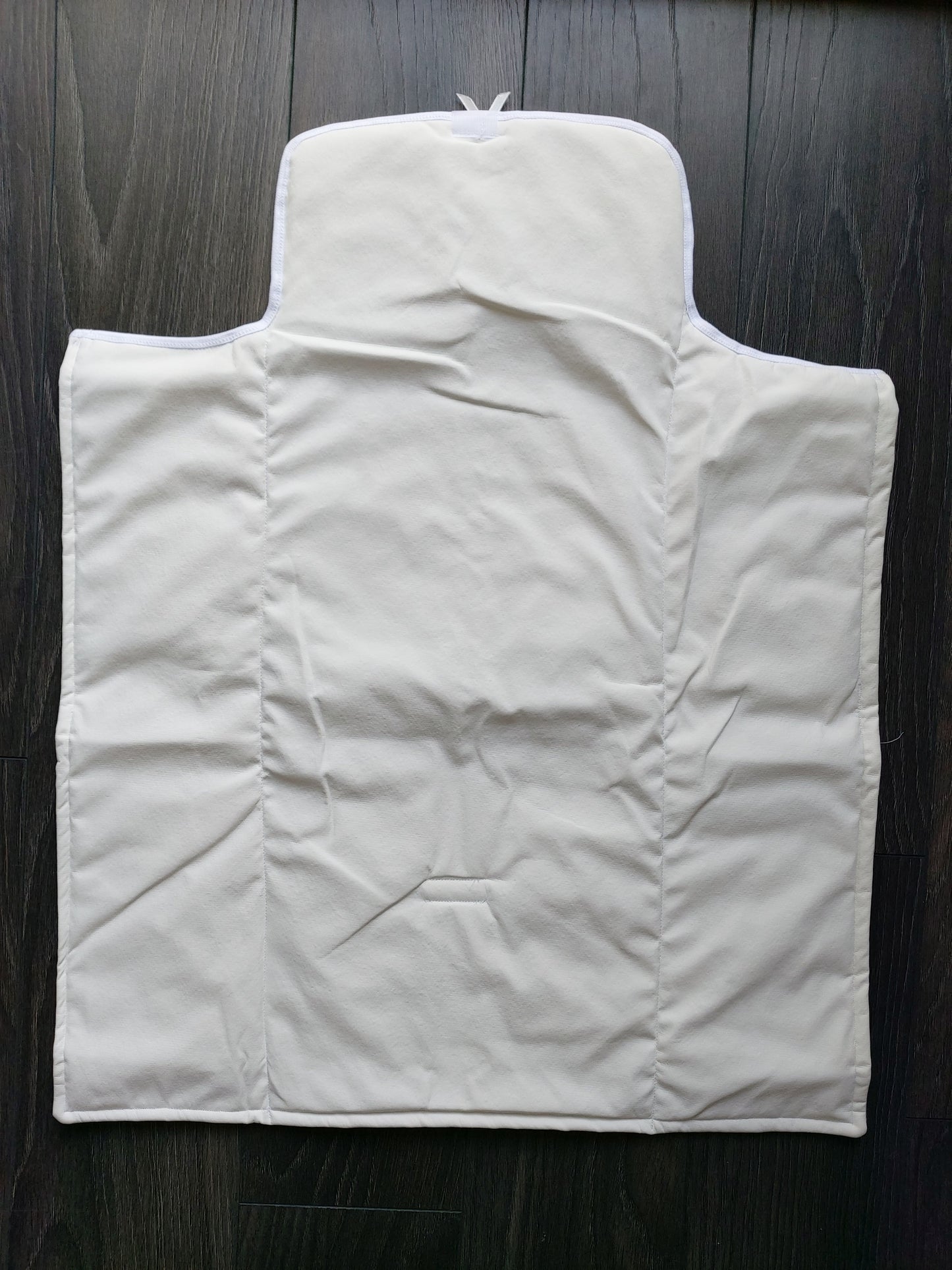 Matelas à langer nomade - Nuages marron - à broder