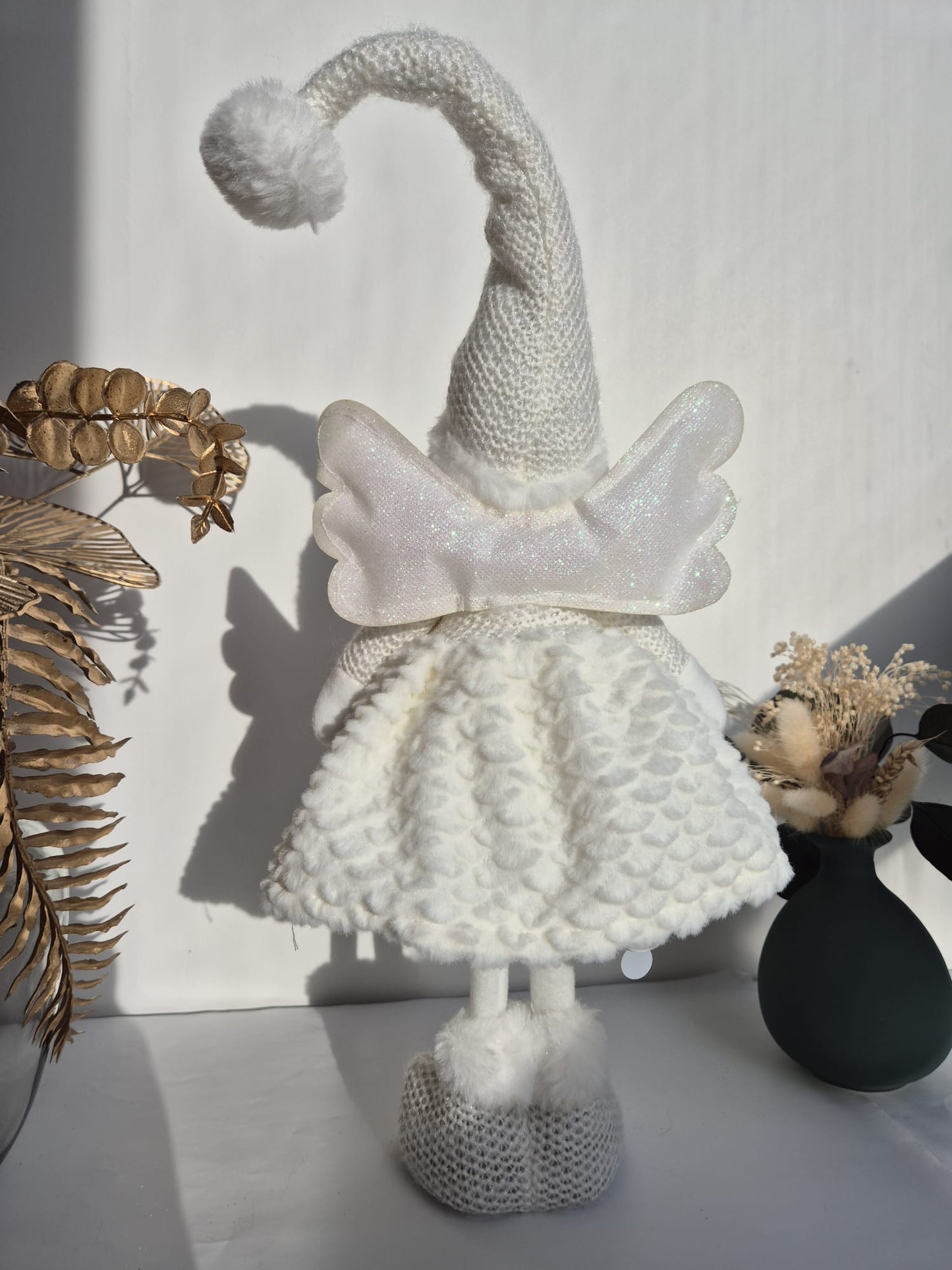 Poupée Jade debout - Blanche tricot