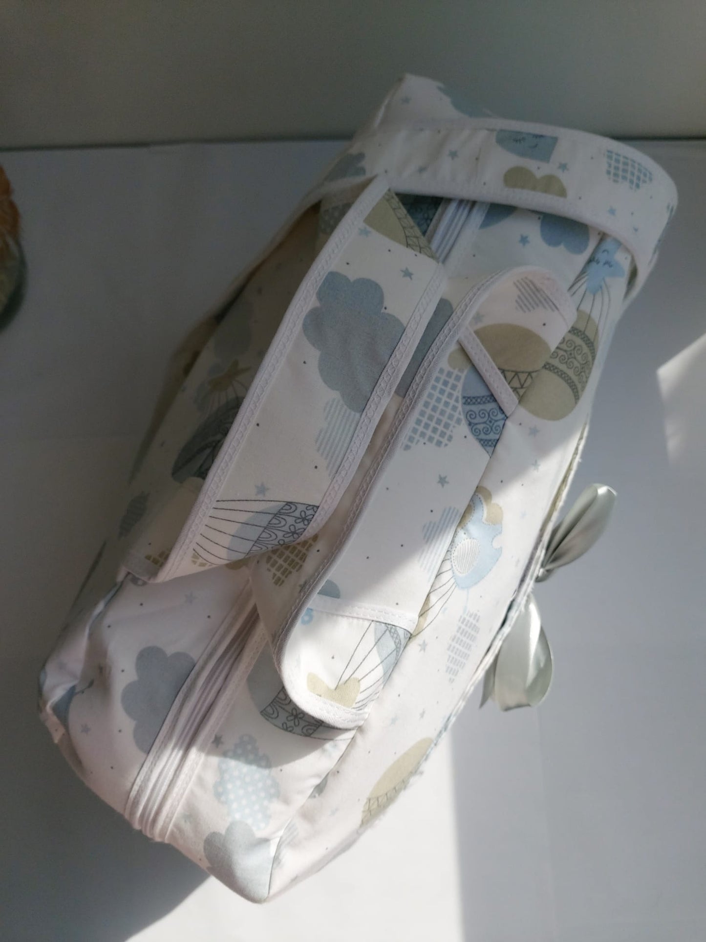 Sac à langer - Montgolfières bleu