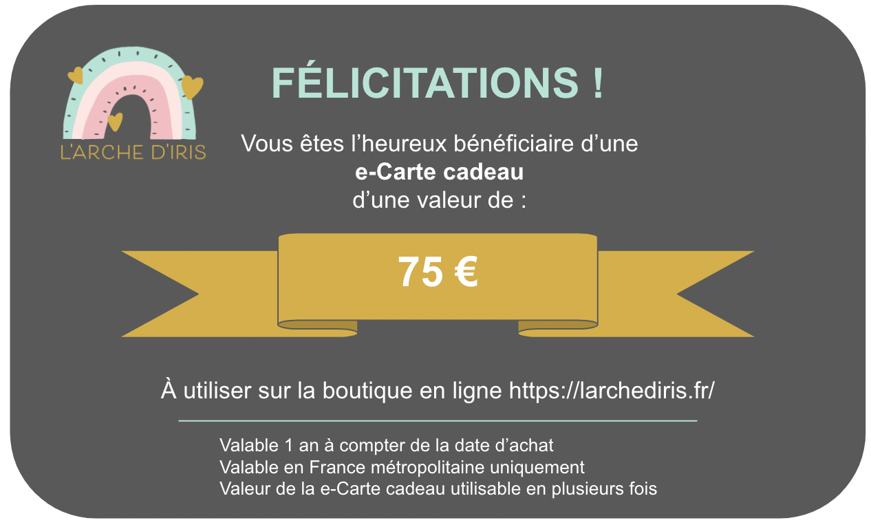 e-Carte cadeau L'Arche d'iris