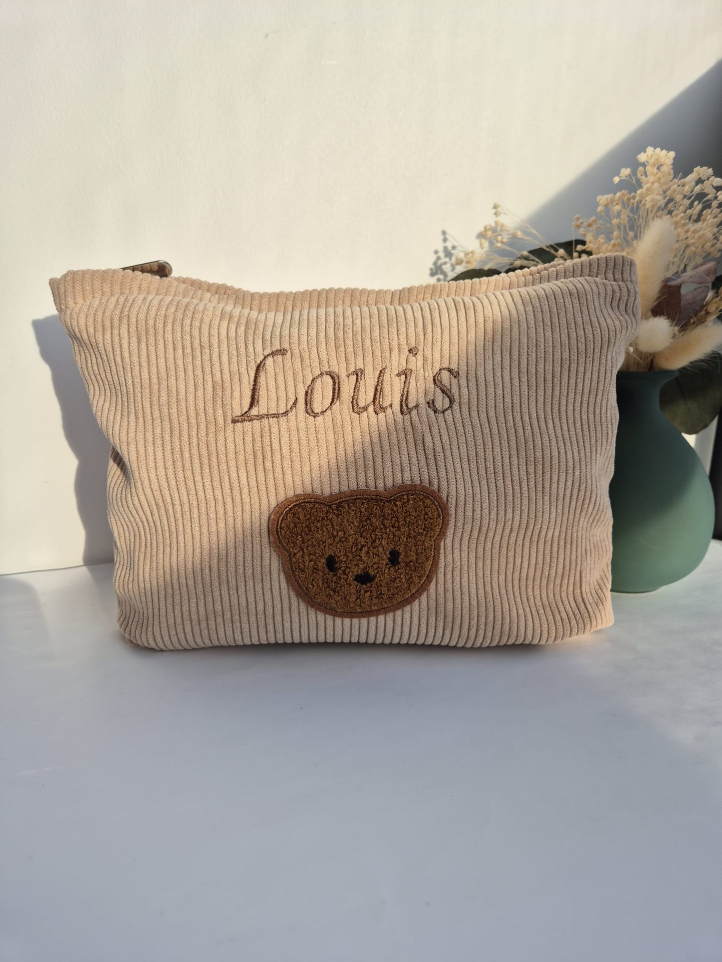 Pochette Ourson - Beige