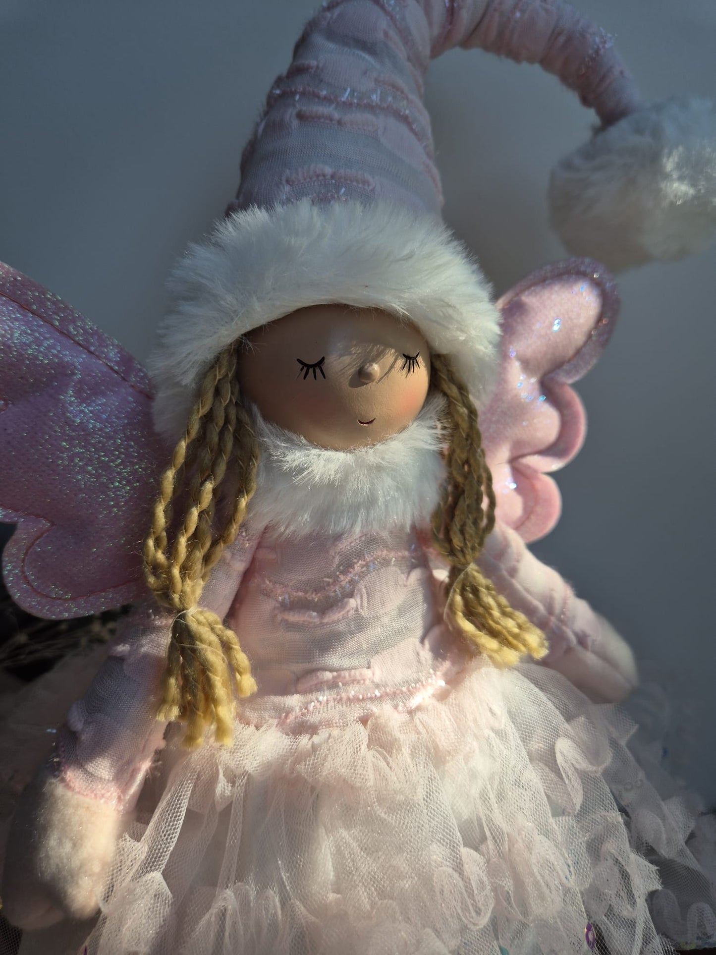 Poupée Jade debout - Rose tulle