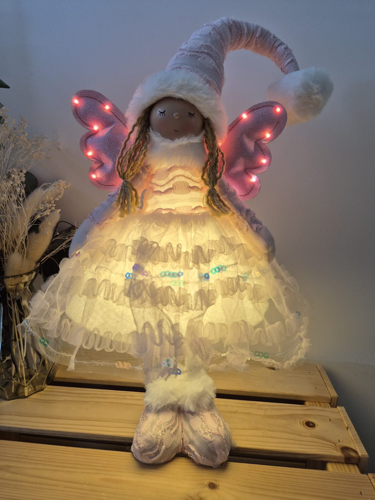 Poupée Jade debout - Rose tulle