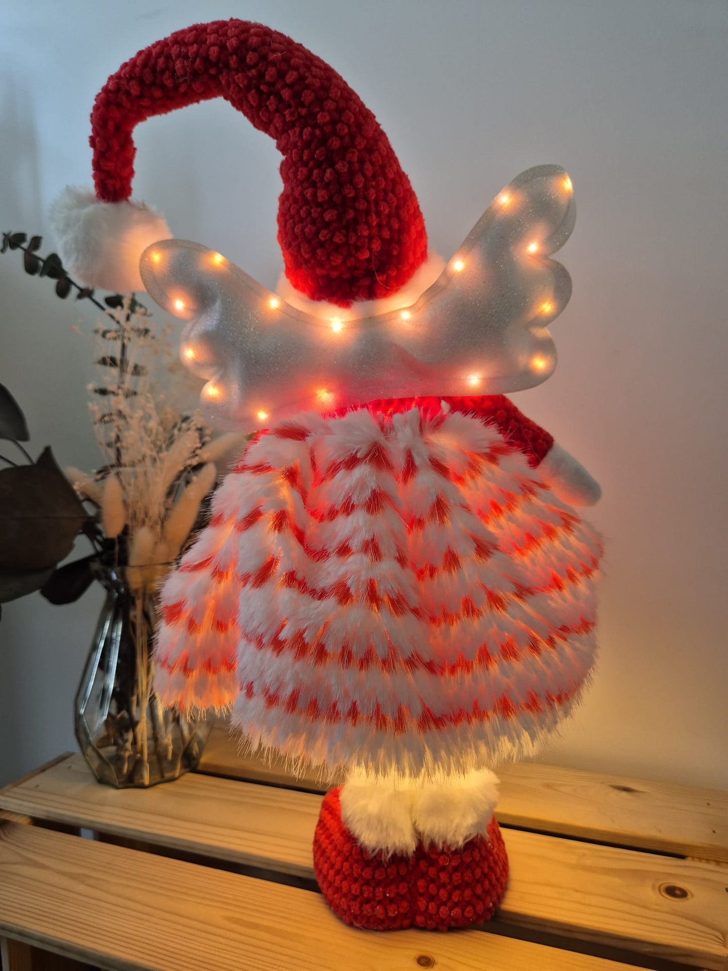 Poupée Jade debout - Rouge tricot