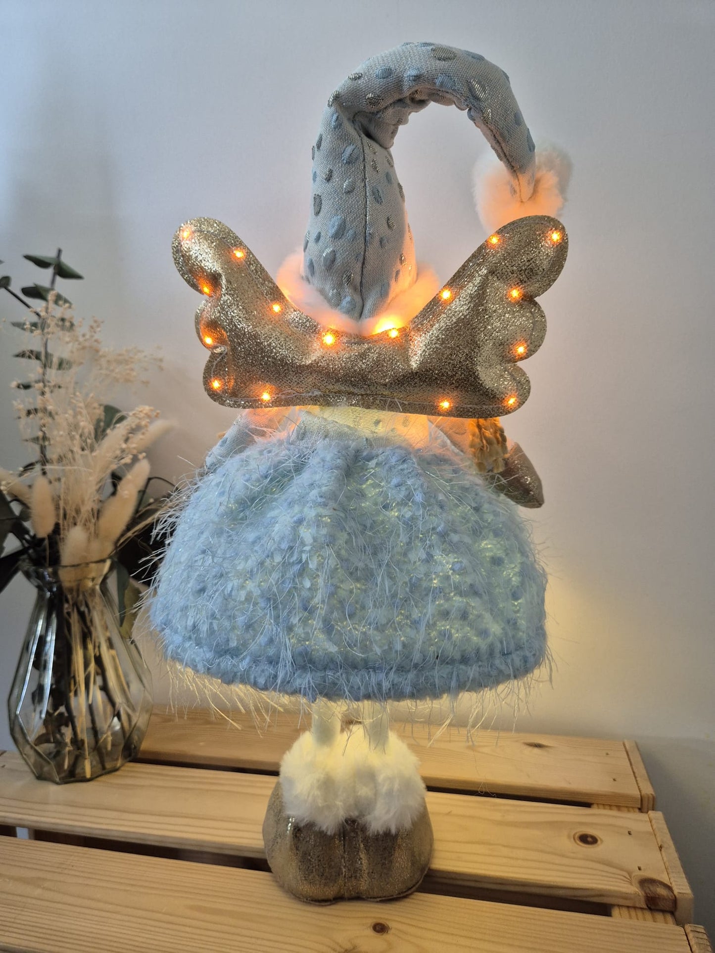 Poupée Jade debout - Bleue