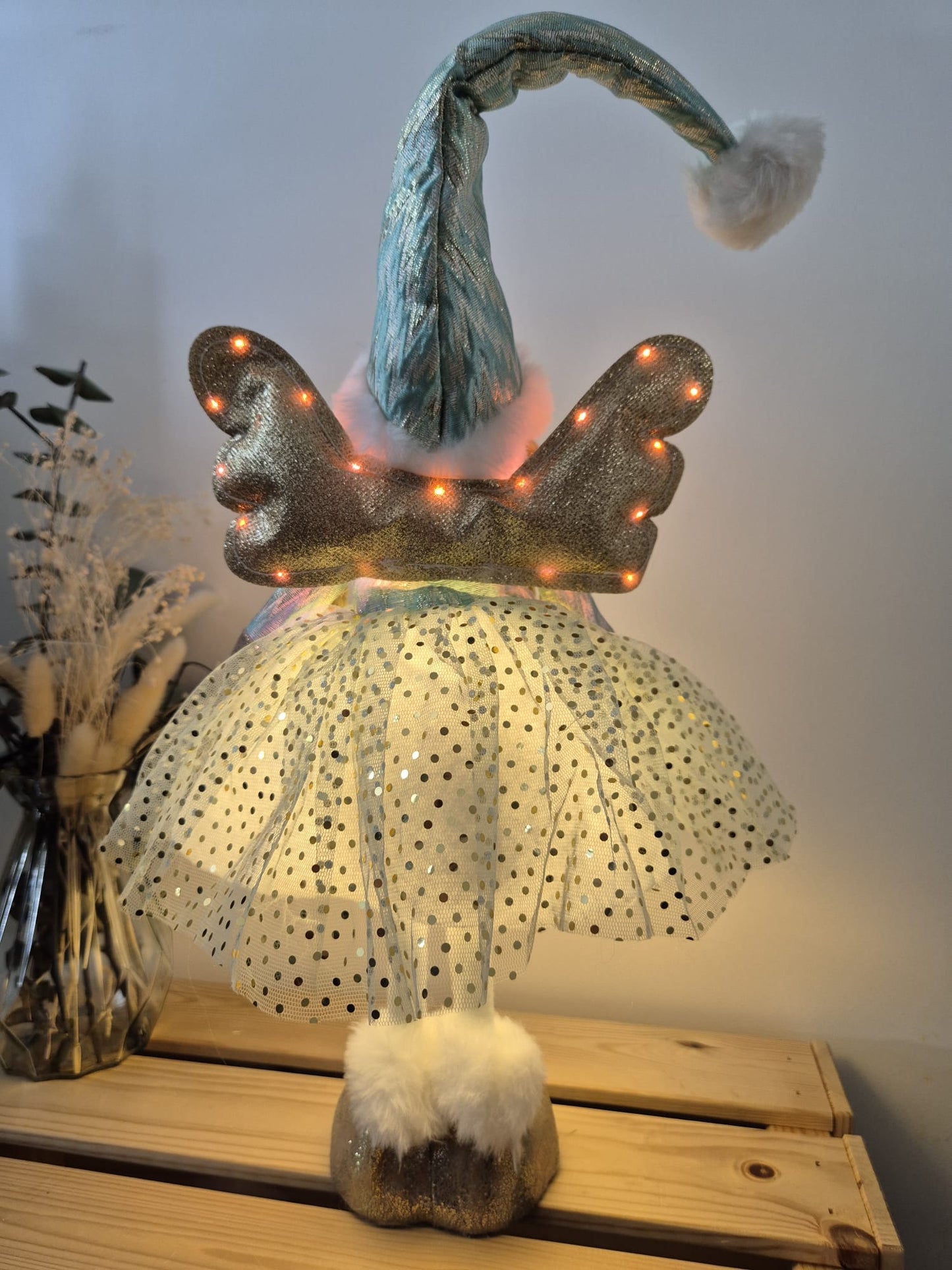 Poupée Jade debout - Verte pois